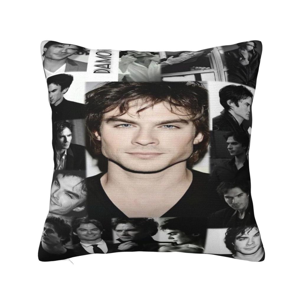 Наволочка Damon Salvatore Мерч Печать Чехол для Подушки Наволочки Домашний Декор Квадратный Разные Размеры