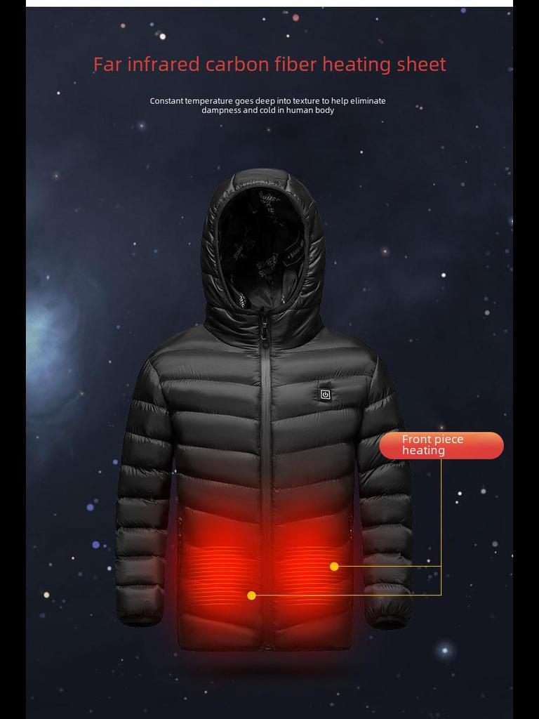 Children's USB Heated Vest - Electric, Warm, and Cotton for Boys and Girls