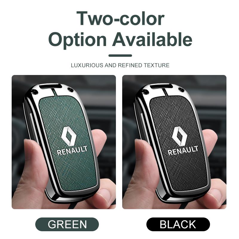For Renault 2026 New Hub Caps Leather Car Key Cover for Renault Austral Kadjar Clio Megane Captur Arrana Kolaos Zoe Scenic Dacia
