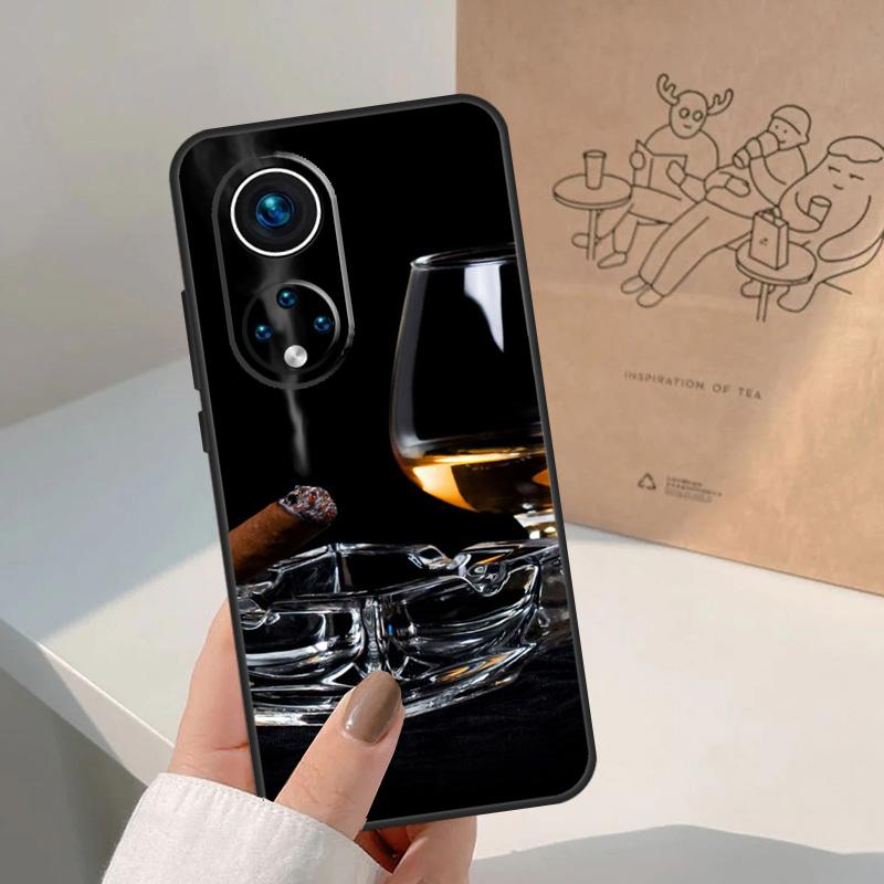Чехол для Honor Magic 7 Lite 5 6 8 Pro, Чехол для Honor 400 200 90 70 50 X8c X8b X9a X9b X9c X9d Win, Сигарный Виски Ледяной Напиток