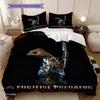 Predator Vs Alien Epic Space Battle Threepiece Set 1 Duvet Cover 2 Pillowcase Without Core Soft And Comfortable Bedding Set