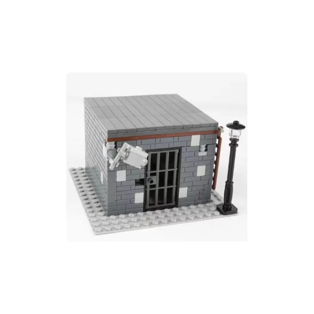 Конструктор Второй мировой войны Военное оружие Полицейский Солдат Фигурка Аксессуары Модель Кирпич Пистолет Пушка Пусковая установка Бункер Аванпост Игрушка X017