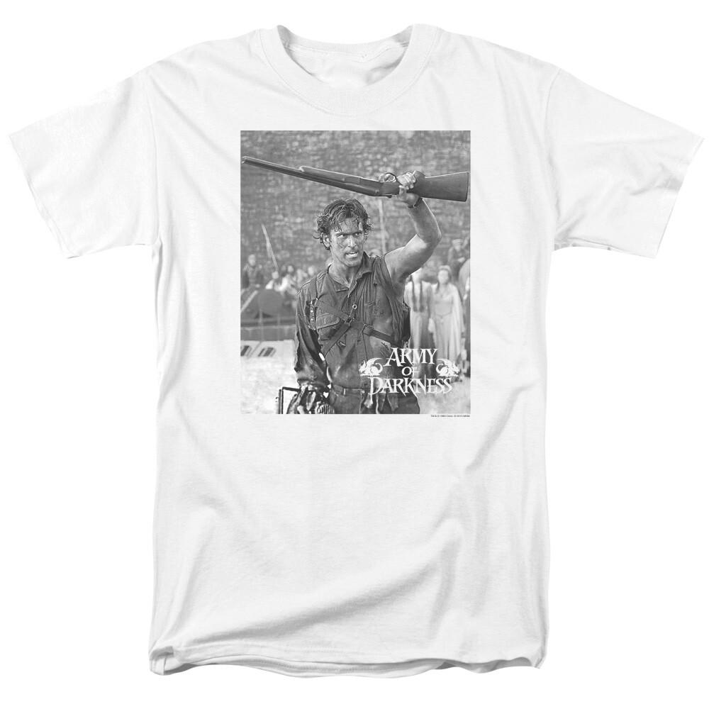 Army of Darkness Boom T Shirt Mens Licensed Retro Movie Tee White