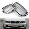 1 пара передних решеток радиатора "почки" хром 51137064317 51137064318 для BMW 3 серии E46 Coupe Cabrio 2-дверный 2003-2006 Facelift
