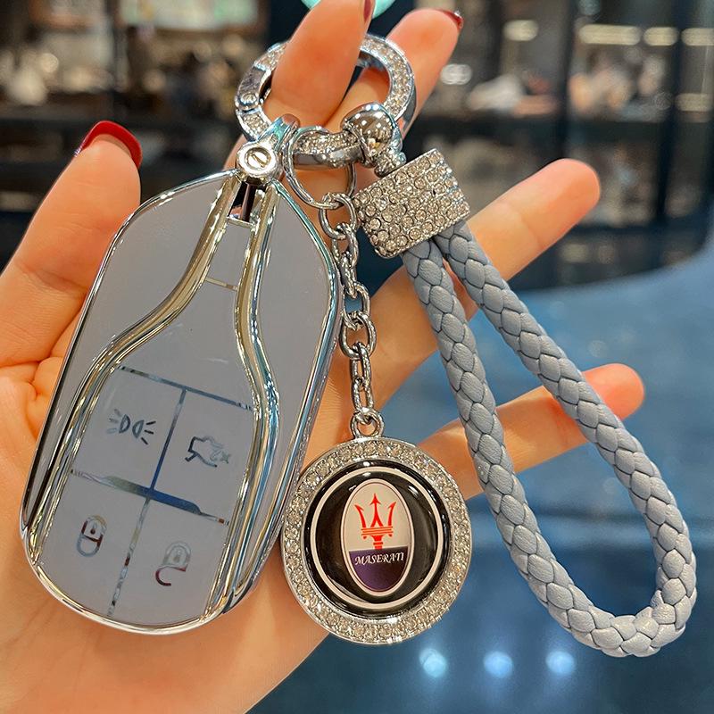 Women's Maserati Key Case for Levante and Ghibli Models - High-End Design