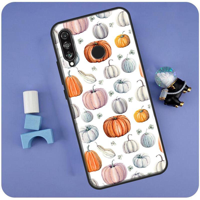 Autumn Pumpkins For Huawei Nova 11 Pro 9 10 SE 7i 8i 11i 12i Y60 Y61 Y70 Y72 Y73 Y90 Y91 P30 P40 Lite Case