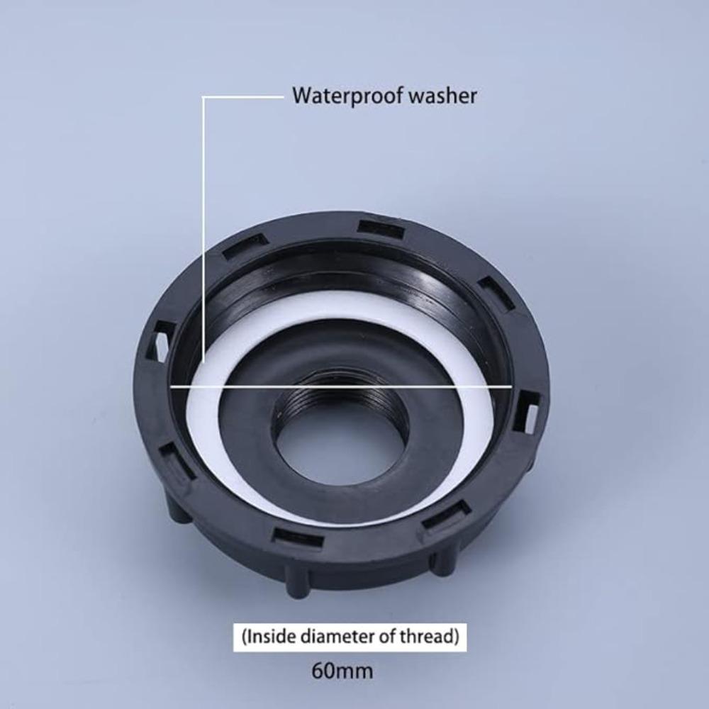 Адаптер для бака IBC S60 x 1/2" 3/4' 1" 1,5 2" 63/75/80/100 мм резьбовое соединение Ton Barrel Connect 1000 литровое соединение для бака IBC