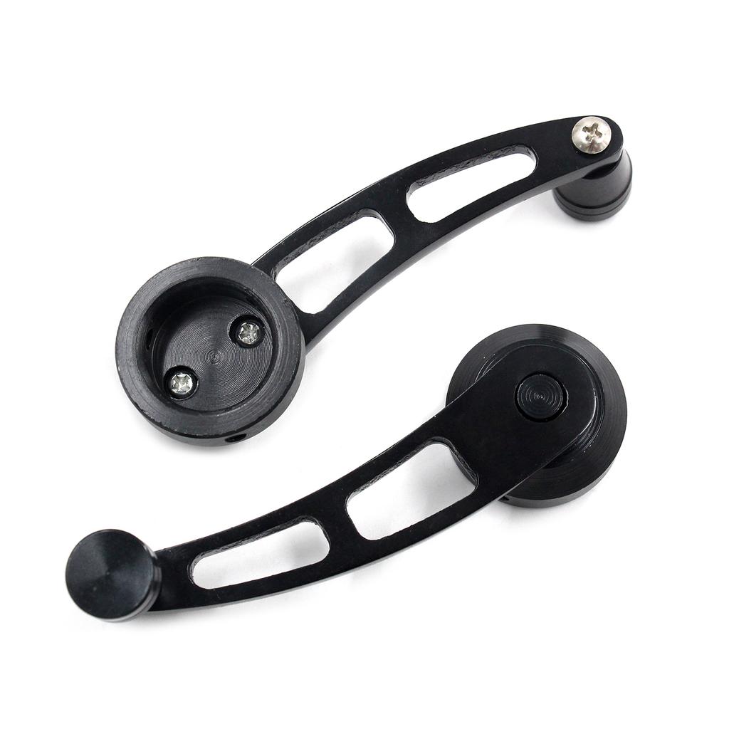 Window Crank Handle Winder Universal Car Wagon Door Window Crank Handle Winder 1 Pair Black