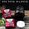 100 шт. круглых фильтровальных бумажных кофейников для кофеварок Moka Pot, фильтры для кофемашин № 3/№ 6