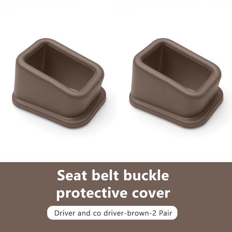 SEAMETAL Car Seat Belt Buckle Cover Universal Car Seat Belt Socket EVA Anti Scratch Protection Seat Belt Cover Fixed Accessories