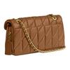 Coach Tabby 26 Logo Quilted Napa Leather Crossbody Shoulder Bag Medium Women bags Honey-Brown CP150-B4T7J