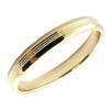 Gold Plated Wedding Band 'Love Link' - 3 Mm