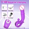 Telescopic Vibrator Sex Toy for Women G Spot Clitoris Double Stimulation Waterproof Vagina Massager Adult Toys for Women