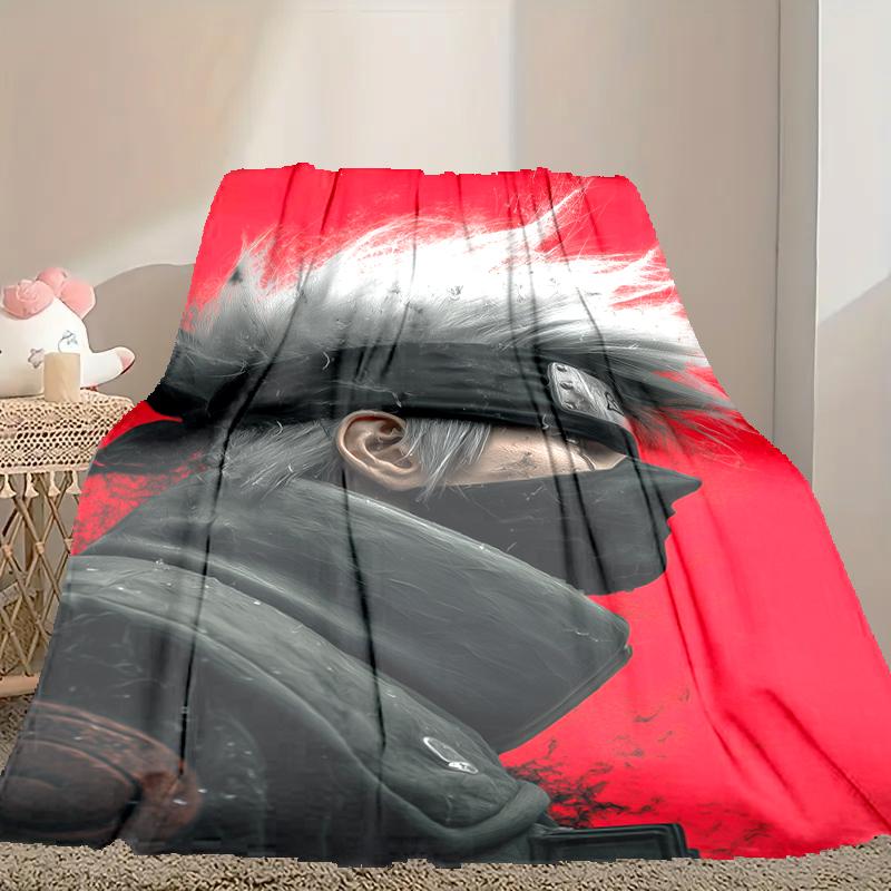 1pc naruto Blanket, Home Printed Throw Blanket - Soft Blanket Gift for Family, Washable Sofa Bed Blanket