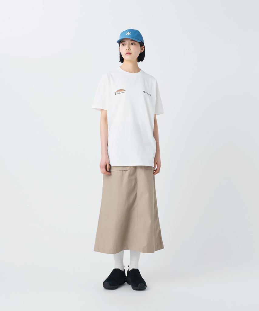 Футболка Northland Trout Dry Short M [Snow Peak] T-shirt TS-26SU008 Футболка, Рукав, Мужская/Женская, КОРИЧНЕВЫЙ,