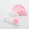 Цветочные хлопковые детские шапочки, шляпа для новорожденных девочек, кружевная шапочка, реквизит для фотосъемки