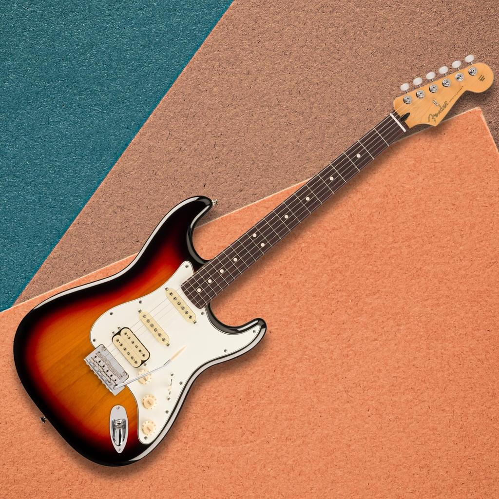 Fender Электрогитара Fender Player II Rosewood Sunburst с мягким чехлом Stratocaster® HSS, накладка грифа, 3 цвета