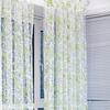 Flower Sheer Curtain Tulle Window  Voile Drape Valance 1 Panel Fabric