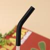 12pcs 8MM Straw Topper Silicone Straw Cover Household Metal Straws Tips Cover  Party
