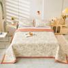 Flax Double Spread for Box Bed Cover Garden Washed Cotton Bedroom Bedspread Soybean Fibre Quilted Bedspread Free Shipping