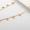 Multiple Small Butterfly Necklaces Women'S Light Luxury High-End Design Titanium Steel Non-Fading Collarbone Chain