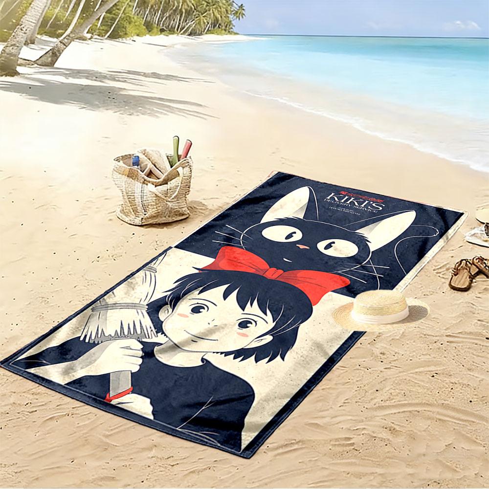 Пляжное полотенце Kiki and Cat Обязательное пляжное полотенце для поездок на пляж