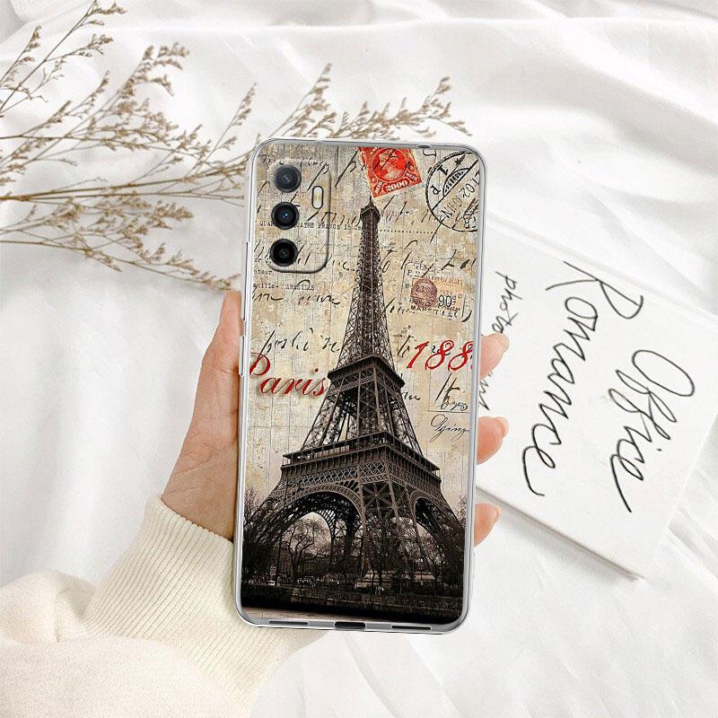 IK52 Paris Eiffel tower Case for Motorola G10 G20 G30 G31 G32 G34 G35 G41 G42 G50 G51 G52 G55 G60 G60S G62 G71 G72 G75