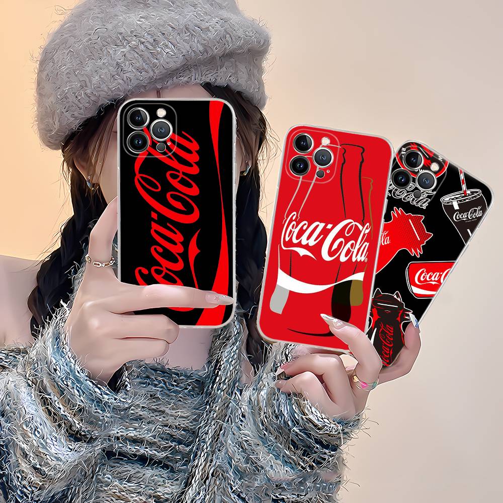 Чехол для телефона C-Coca C-cola Винтажный Логотип Для IPhone 17 16 16e 15 14 13 12 11 Pro Max Mini Plus