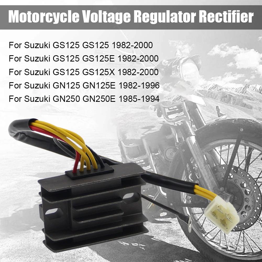 Для Suzuki GN250 GN250E Катушка статора Регулятор Выпрямитель 250 - 1994 Прокладка 250E Аксессуары GN 1982 W8A3