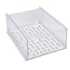 Closet Storage Box PET Stackable Clear Shelf Organizer Drawer Storage Bin for Wardrobe Bedroom Cupboard Kitchen