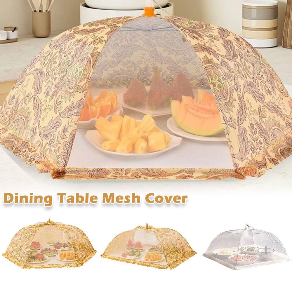 Breathable Dining Table Mesh Cover Anti Fly Mosquito Fruit Picnic Protect Net