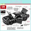 Модель автомобиля из сплава Dodge Srt Hellcat со звуком и светом для детской комнаты
