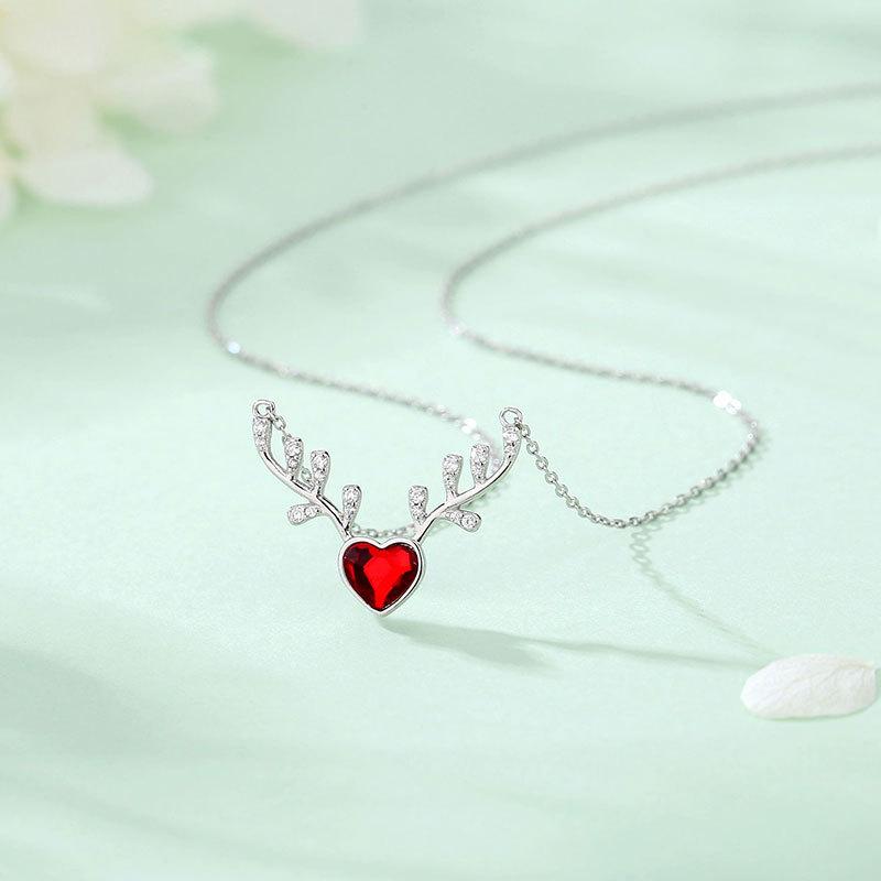 Yilu Has You Elk Antler Love Ожерелье Светильник Роскошные Рождественские Подарки Для Лучшего Друга Аксессуары