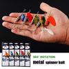 Spoon Fishing Lures Metal Baits with Hooks for Trout Walleyes Bass Spinner Baits
