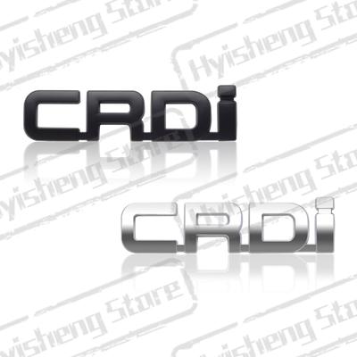 3D Металлическая наклейка CRDi Буквы Значок Декорация Наклейки на задний багажник Для Hyundai Tucson Kia Ceed Carnival Sorento Sportage