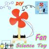 DIY Electric Fan Toys for Kids Teens Physics Experiment Science Toys Handmade Assembling Model Kits for School Supplies