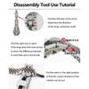 Набор инструментов для ремонта ремешка для часов, набор инструментов для снятия штифтов для часовщиков с набором из 3 дополнительных штифтов, сменный съемник пружинных стержней