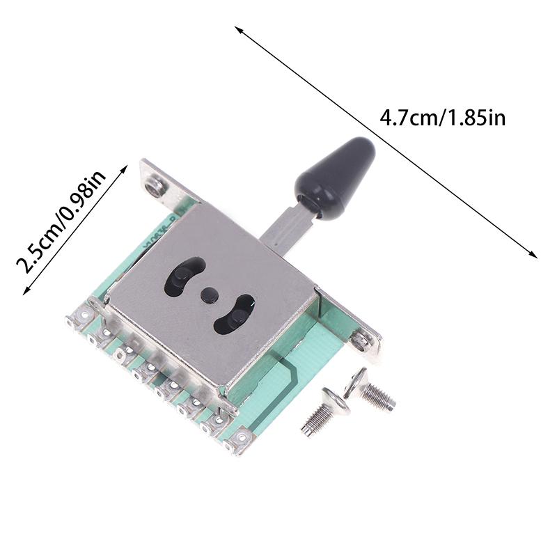 1 шт. 3-позиционный 5-позиционный 8-клавишный переключатель звукоснимателей для электрогитары с черным наконечником для St Sq электрогитары Stamper