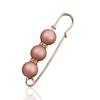 1PC Elegant Simulated Pearl Women Jewelry Accessories Brooches Clothing Ornament Rhinestone