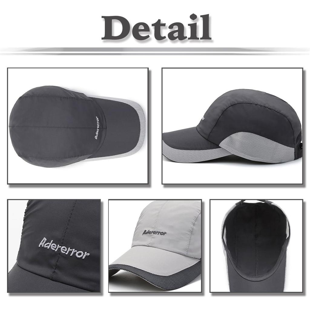 Cap Mesh Hat Sports Outdoor Casual Simple Men Women CZA093 [White Fang] (Black)