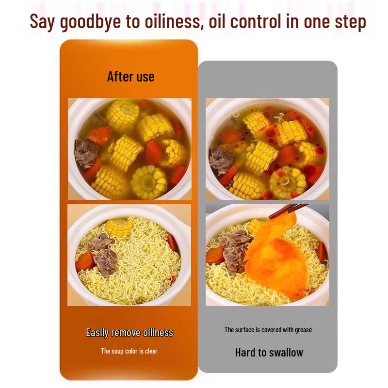 Disposable Oil-Absorbing Paper for Kitchen Use – Ideal for Frying, Baking, and Soup Stewing To Remove Excess Oil