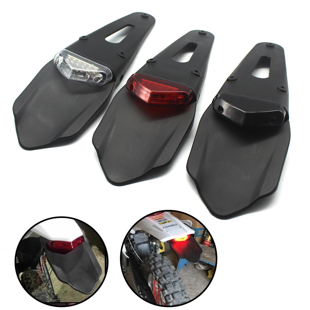 Мотоциклетный светодиодный задний фонарь, стоп-сигнал, предупреждающий фонарь, универсальный для внедорожных мотоциклов, скутеров, задний фонарь 12 В, мотозапчасти