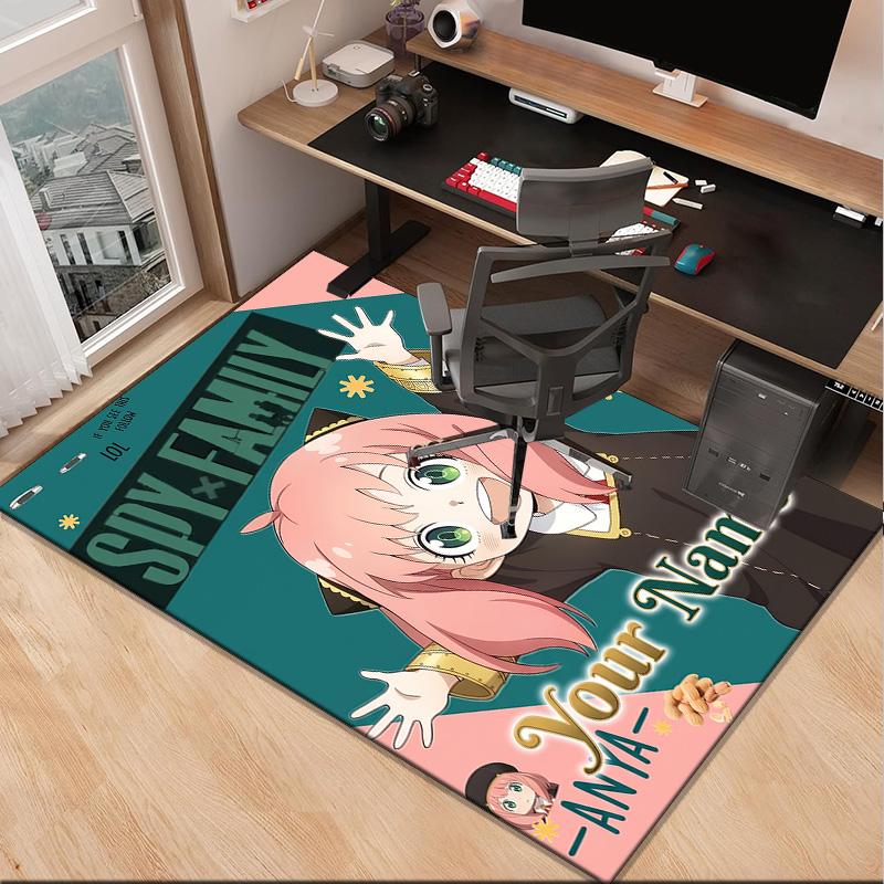 Custom NameFantasy Adventure Anya Carpet, Indoor Rug, Chair Rug, Living Rooms, Doormat Made From Polyester Home Decor Birthday Christmas Gifts