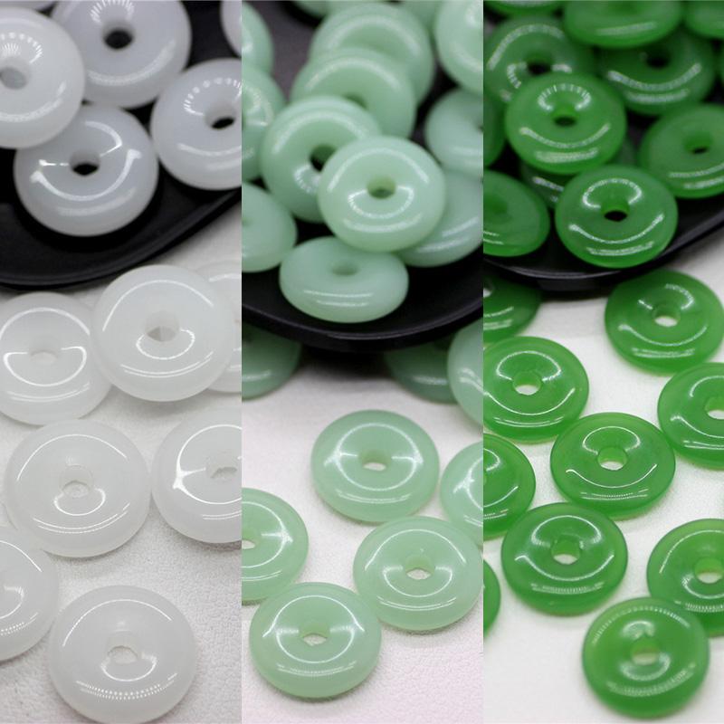 Ожерелье 20 шт./лот стеклянные бусины ювелирные аксессуары форма счеты большое отверстие для изготовления ювелирных изделий разделительные бусины популярные свободные высокое качество ручная работа