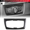 Carbon Fiber Auto Headlight Switch Frame Interior Cover Trim Accessories For F30 F31 F32 F33 F34 3Series 328I 325I 2013-2019