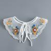 Fashion Scarf Fake Collar Shirt Women Detachable Collar Lace Neckline Women False Collar Tie White Faux Col Clothes Accessories