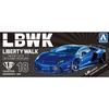 Aoshima Bunka Kyozai (AOSHIMA) 1/24 Liberty Walk Series No. 18 LB Works Lamborghini Aventador Ver. 2 Plastic Model