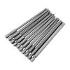 10pcs 1 4 Inch Hex Shank 100mm Long Magnetic BST Screwdriver Bits Set (Slotted+Cross Hex Head)