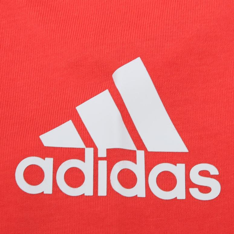adidas Футболка с графическим принтом Mcode, круглый вырез, модная, удобная, с коротким рукавом, мужская, топы, красная, DV2967