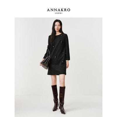 Платье-футляр Jiuzi Anna Coe с элегантным 3D-цветочным декором